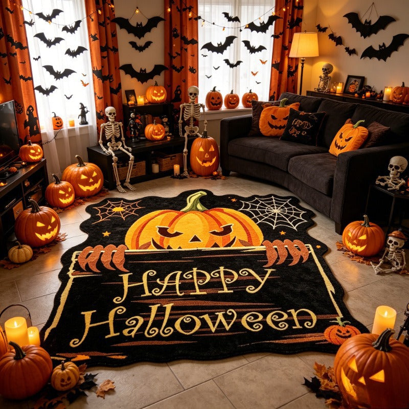 Halloween Themed Decorative Area Mat