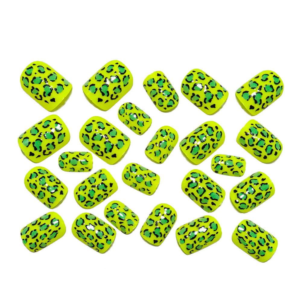 Artificial nails with modern leopard print Kalsten