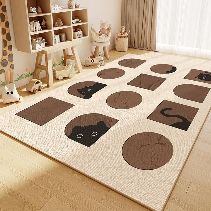 Playful Cartoon-Themed Area Rug