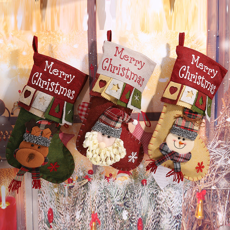 Cute Christmas stocking with reindeer motif Kalsten