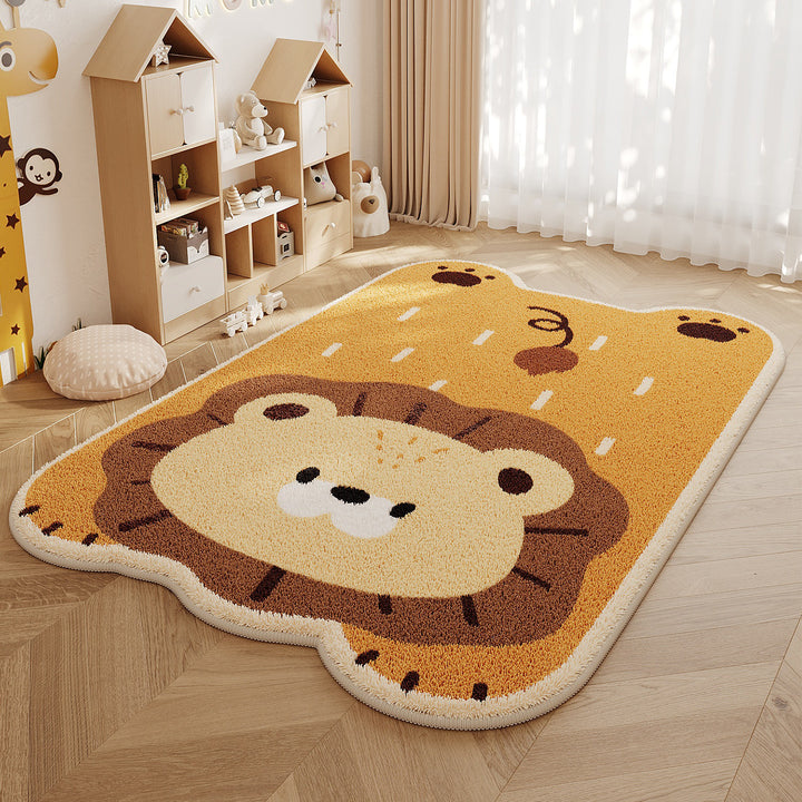 Plush Animal-Themed Area Rug