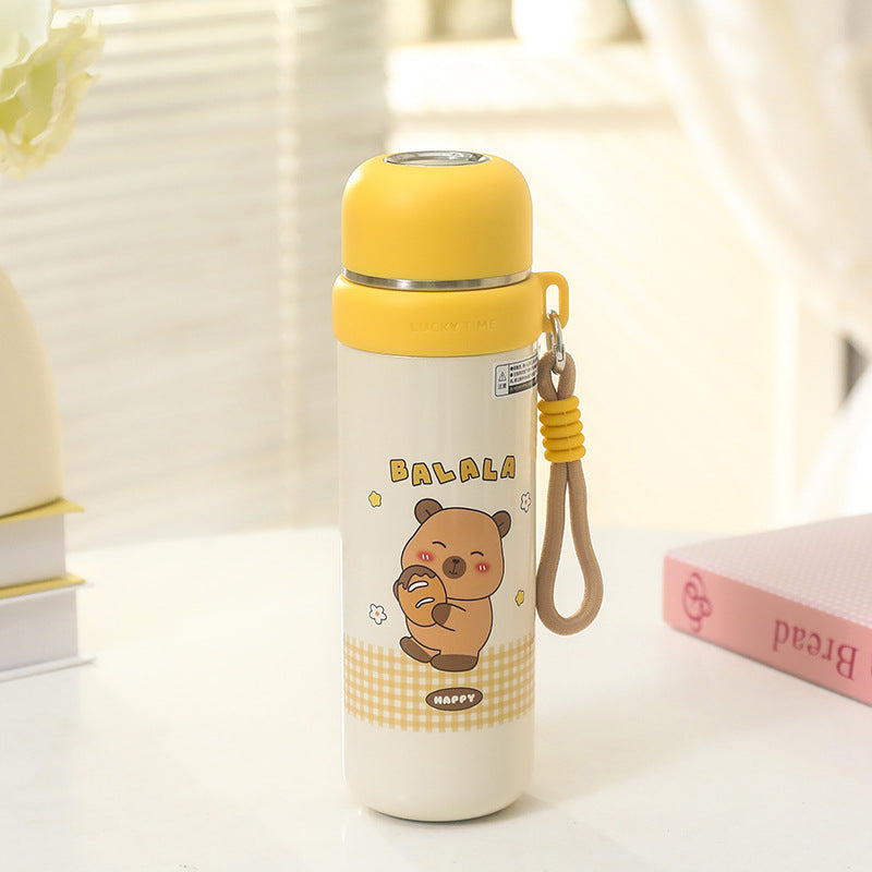 Women Insulated Drinking Bottle with Cute Bear Design Kalsten