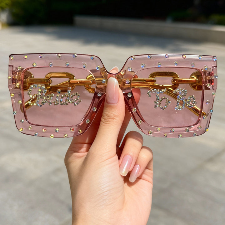 Decorative Pearl-Embellished Cat Eye Sunglasses Kalsten