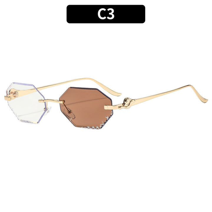Stylish Geometric Hexagonal Sunglasses