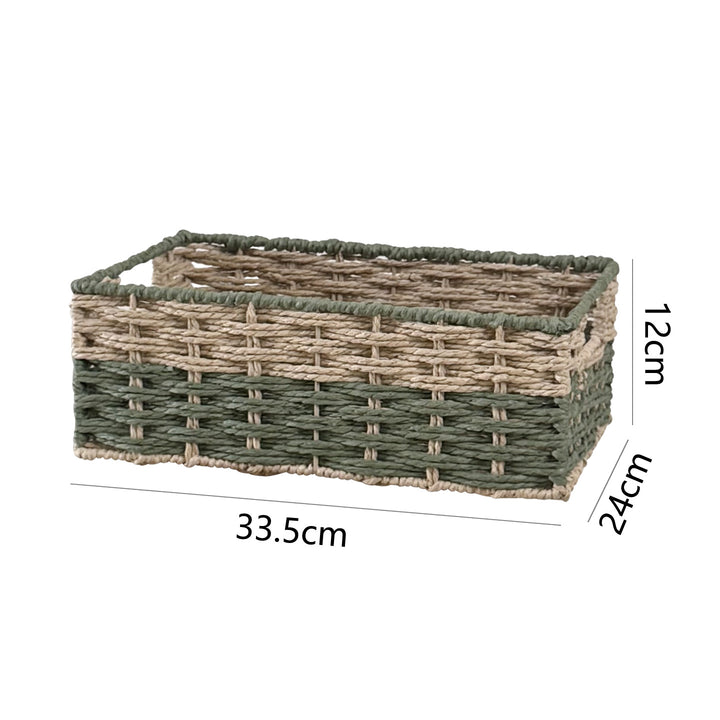 Handcrafted storage basket made of natural material Kalsten