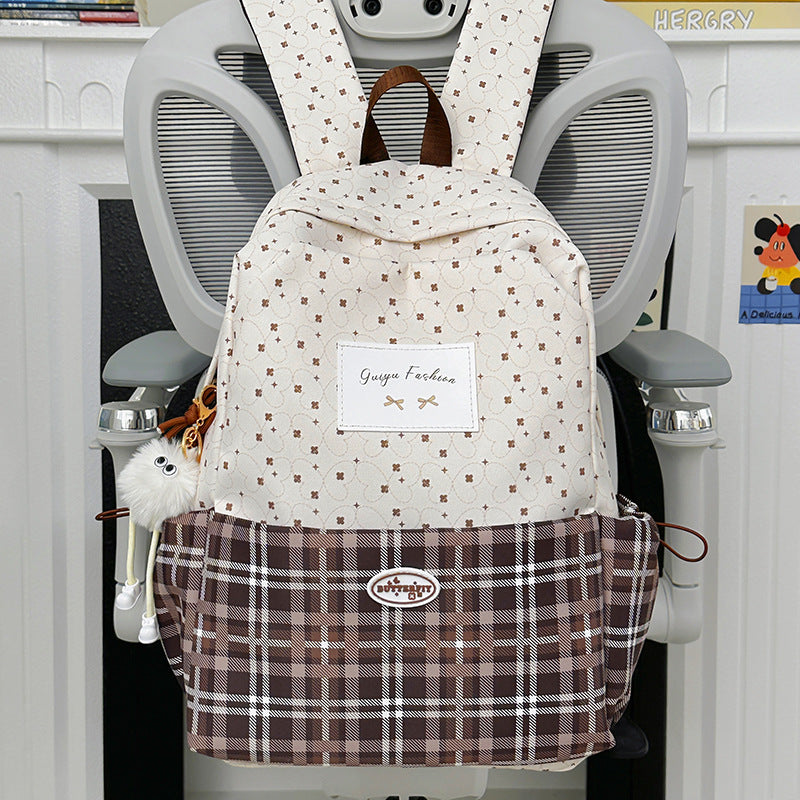 Stylish Floral Print Backpack