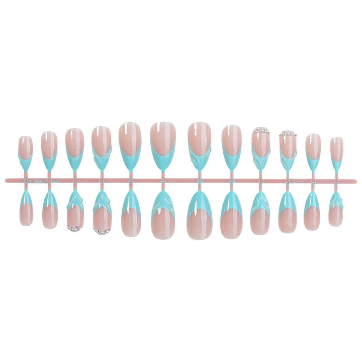 Premium Decorative Press-On Nails Set with Elegant Design Kalsten