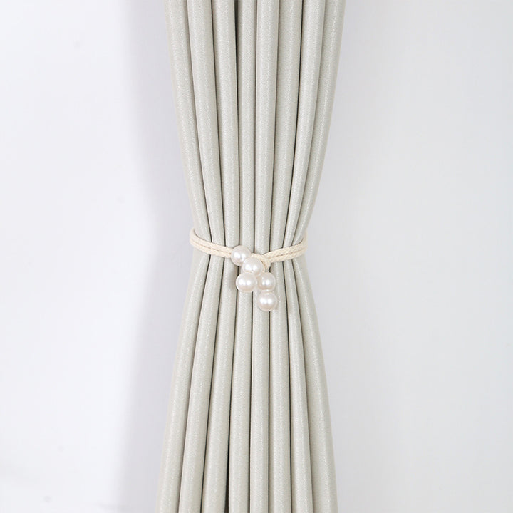 Elegant curtain tieback with pearl trim Kalsten