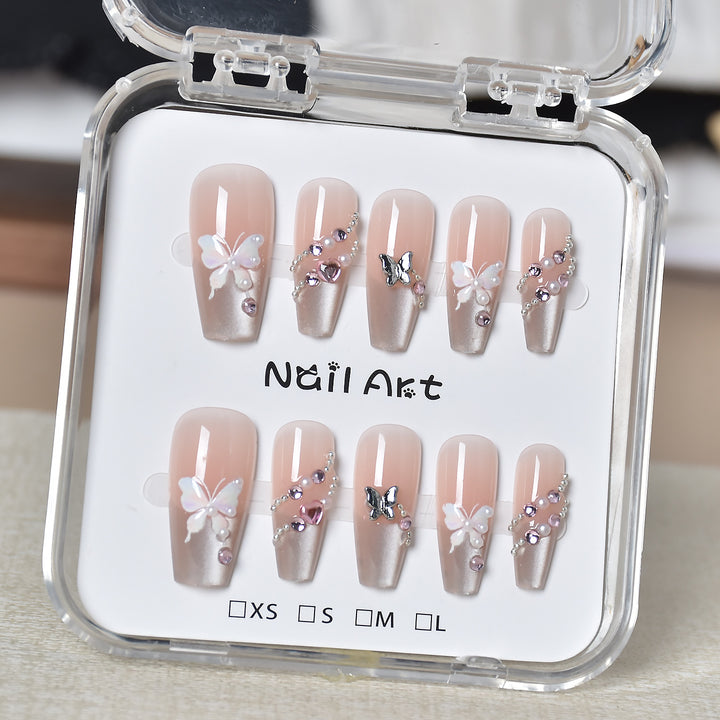 Premium Glamorous Press-On Nail Extensions Kalsten