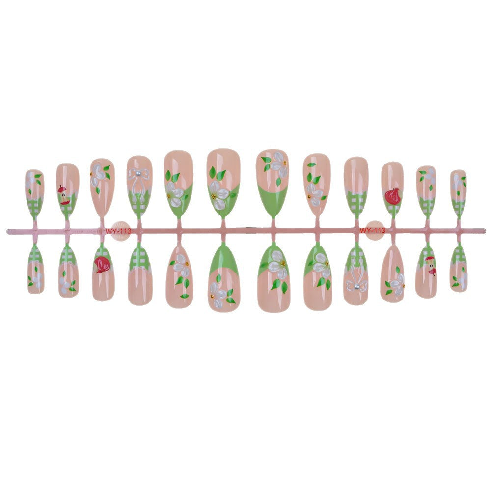 Artistic Floral Press-On Nail Art Collection Kalsten