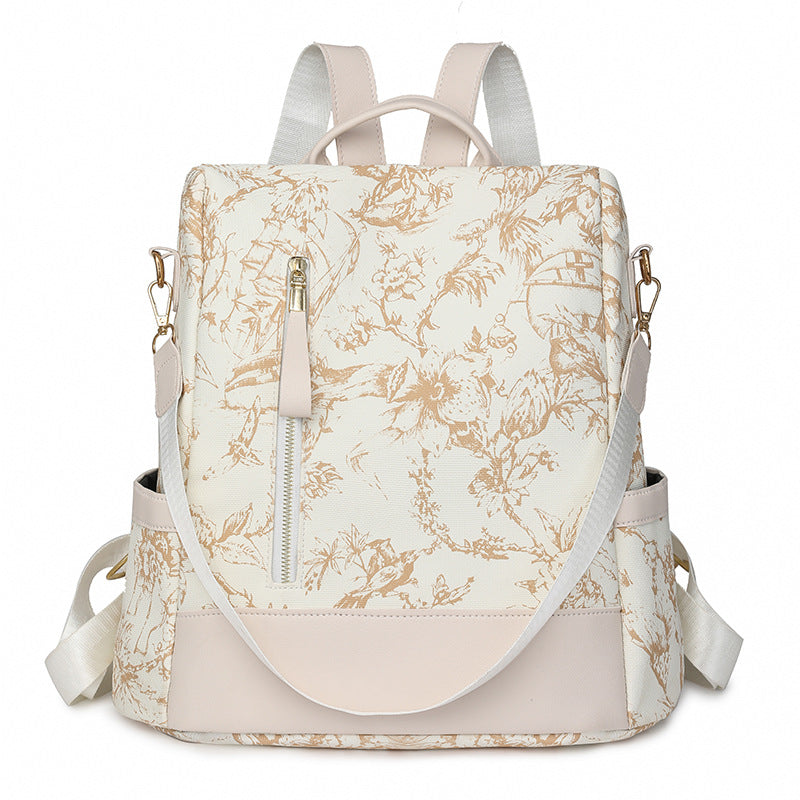 Stylish Floral Print Backpack