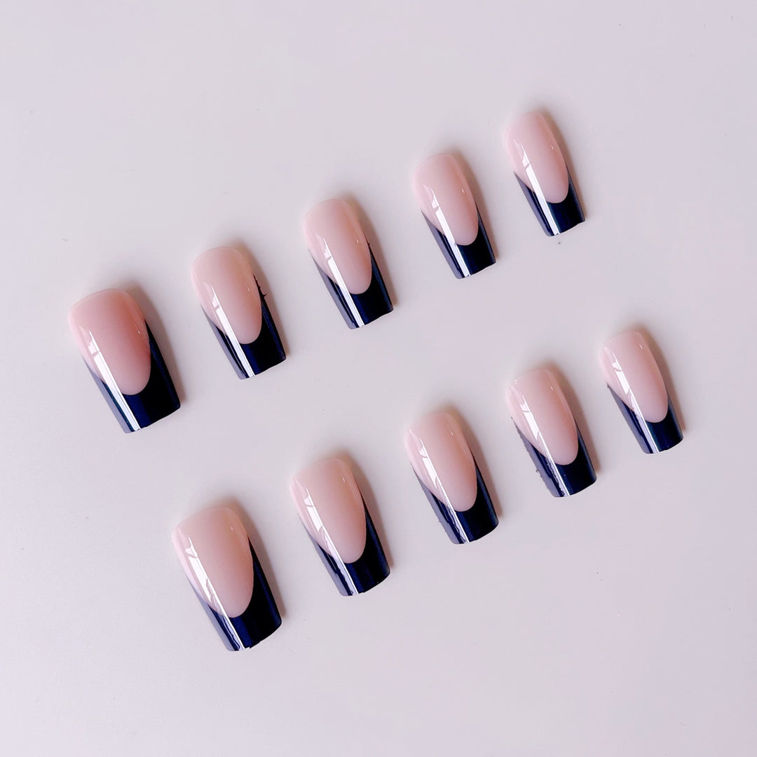 Artificial nail set with elegant tips and ombre effects Kalsten