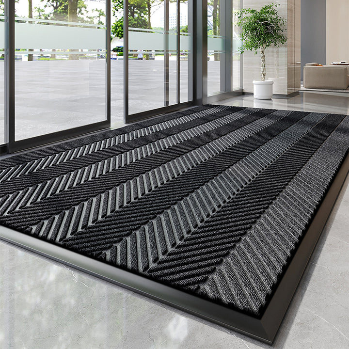 Decorative Chevron Pattern Entry Mat Kalsten