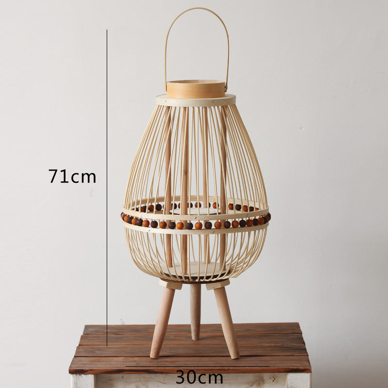 Handcrafted lantern made from natural materials Kalsten