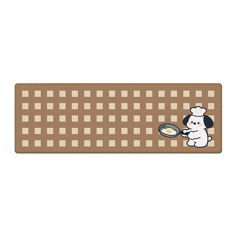 Anti-Fatigue Panda-Themed Kitchen Runner Mat Kalsten