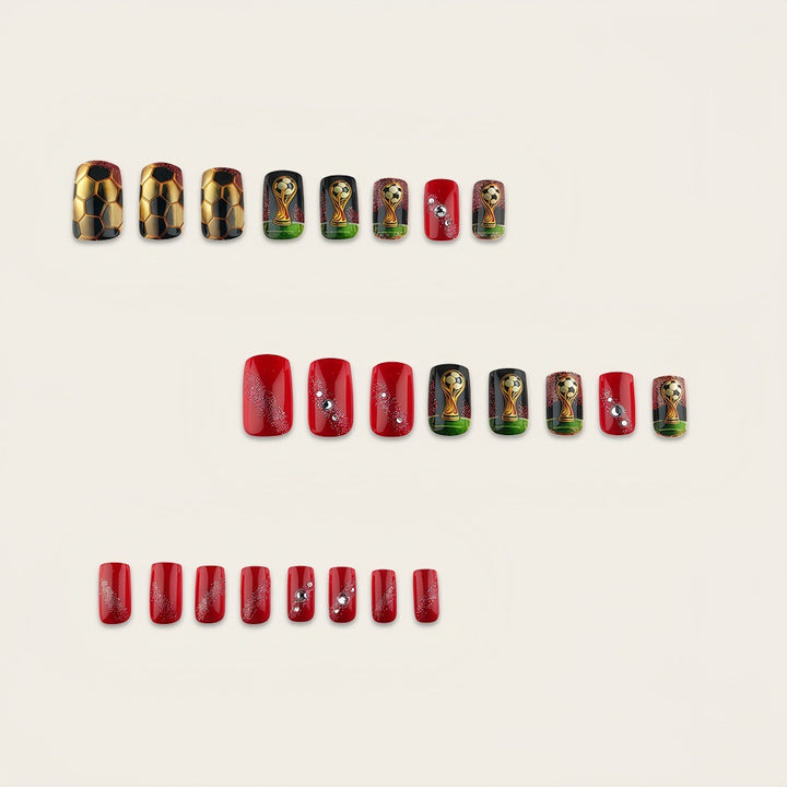 Sporty Football Art Nails Kalsten