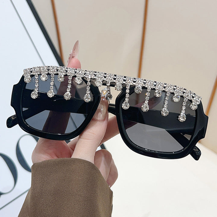 Glamorous Crystal-Embellished Sunglasses Kalsten