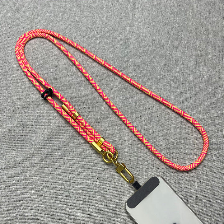 Adjustable Phone Lanyard with Metal Clips Kalsten