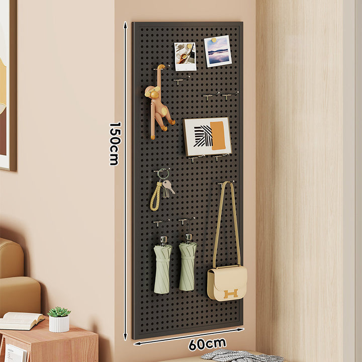 S-Shaped Offset Pegboard Utility Hooks with Support Post