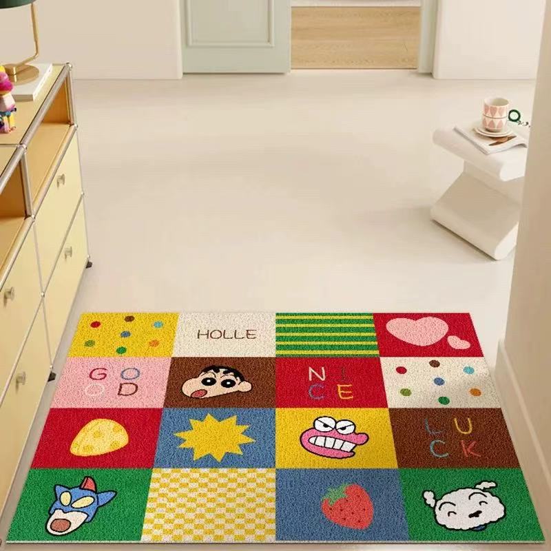 Whimsical Dog-Themed Entrance Mat