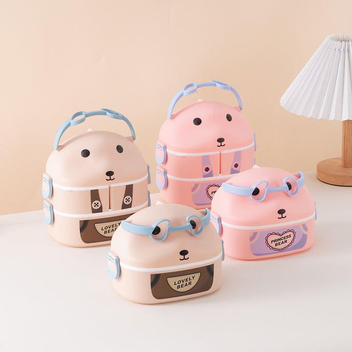 Cute Animal-Themed Portable Lunch Container