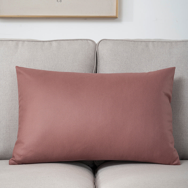 Plush Velvet Lumbar Cushion