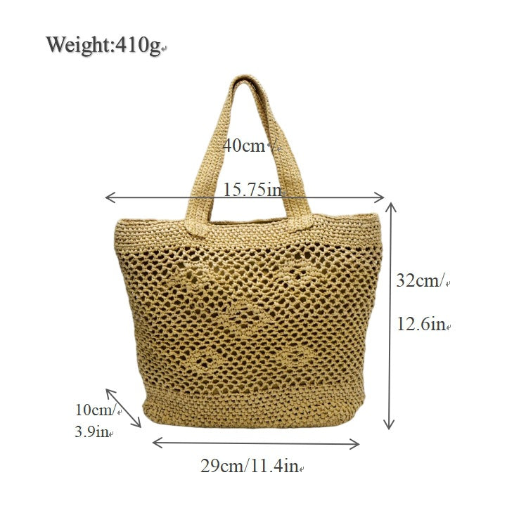 Elegant Macramé Shopper Kalsten