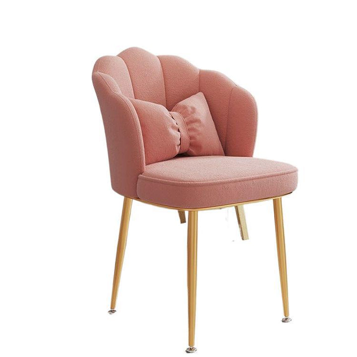 Modern Accent Chair with Gold Legs Kalsten