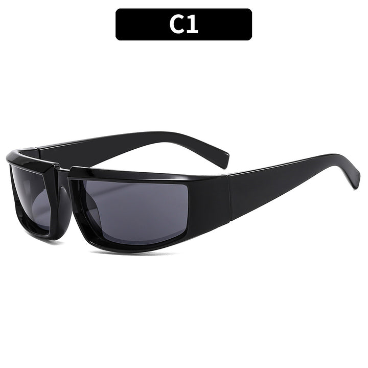 Sleek Oversized Sport Sunglasses