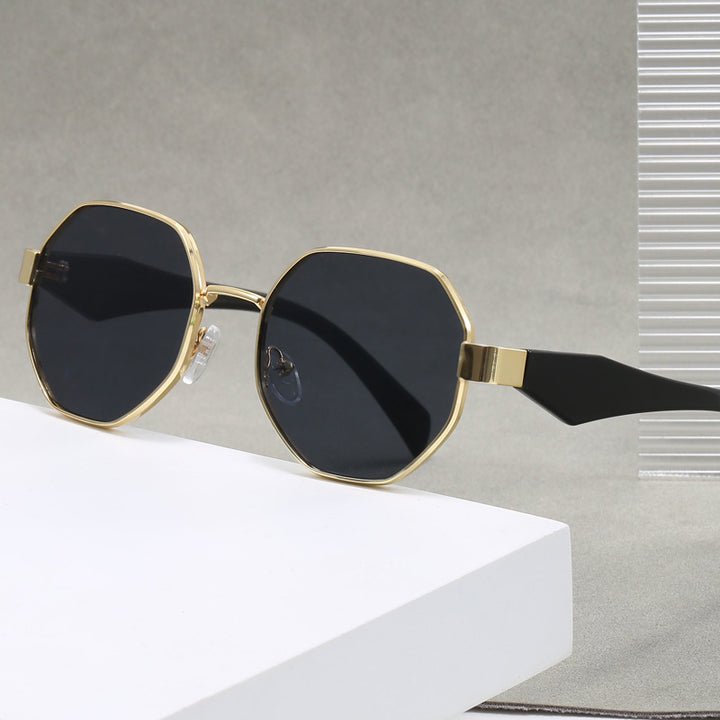 Women's fashionable sunglasses with high-quality rectangular frame and UV protection Kalsten