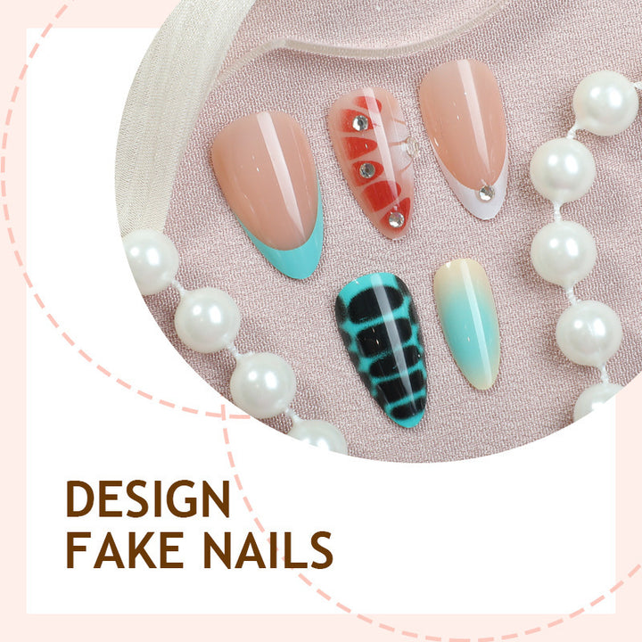 Nail art set with elegant patterns and creative designs Kalsten