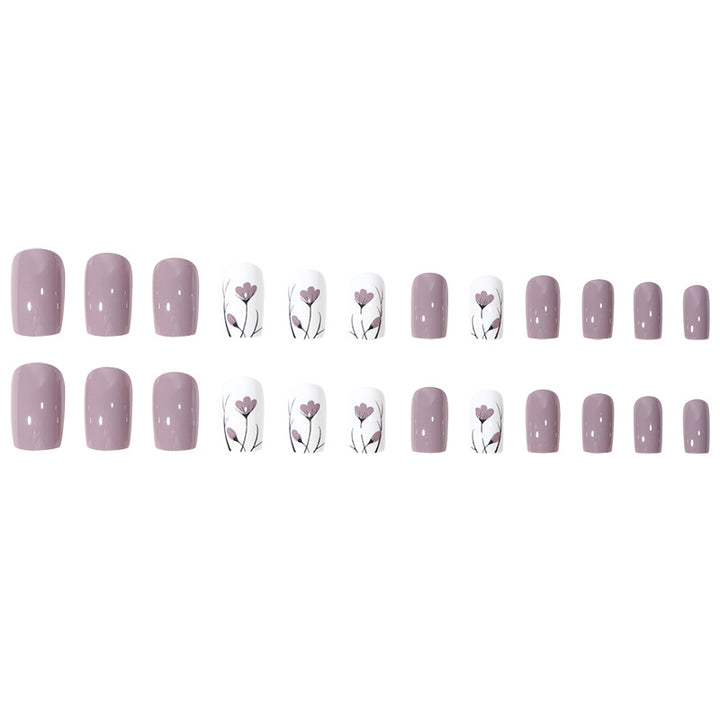 Floral Art Press-On Nail Set Kalsten