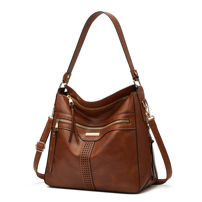 Chic Slouchy Leather Handbag
