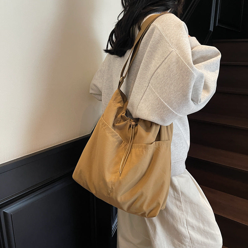 Adjustable Drawstring Shoulder Bag Kalsten