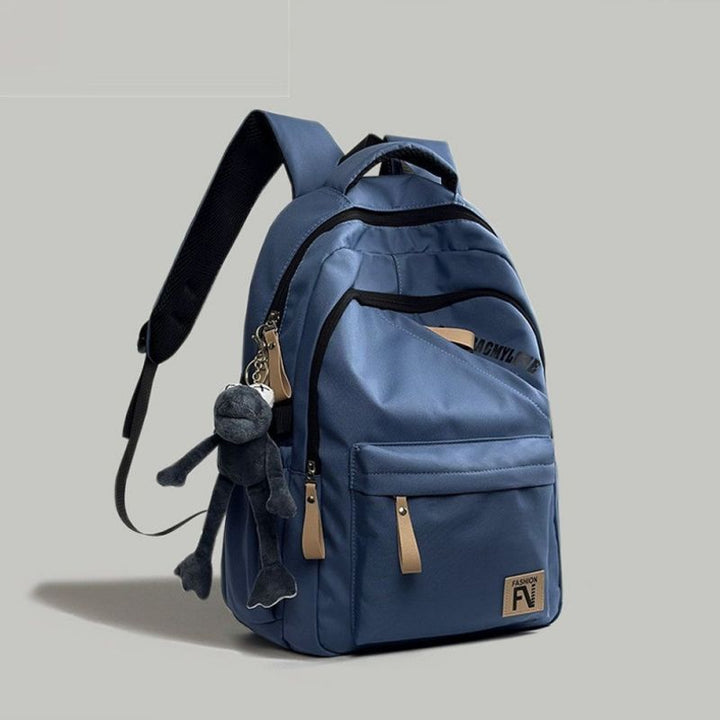 Versatile Urban Backpack with Cute Keychain Kalsten