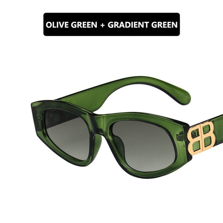 Ladies stylish cat-eye sunglasses with modern leopard pattern Kalsten
