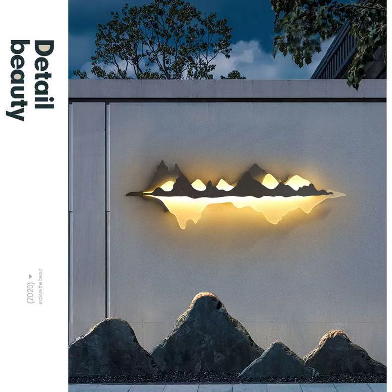 Mountain-Inspired Wall Light