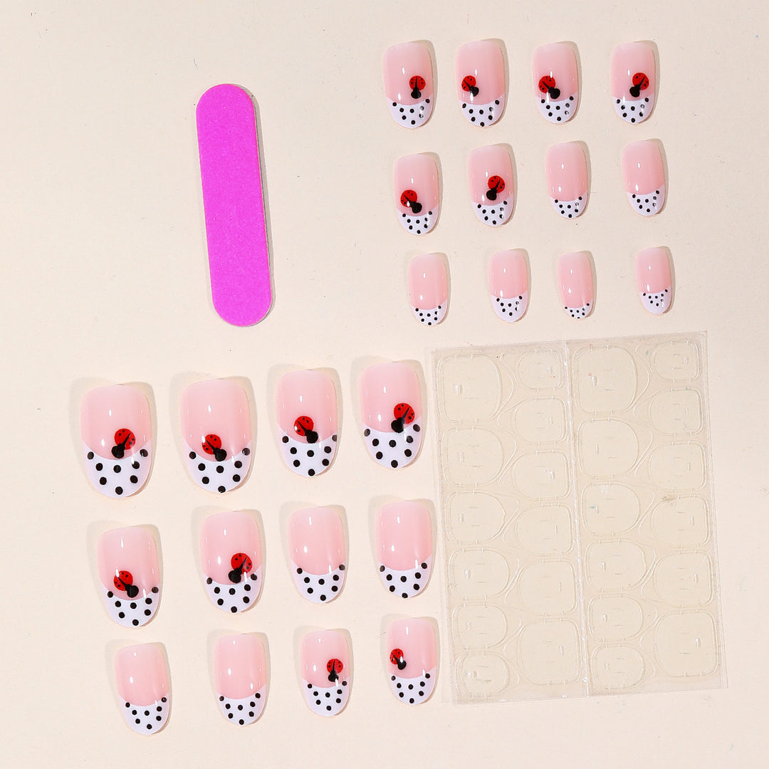 Designer French Tip Nail Art Kalsten