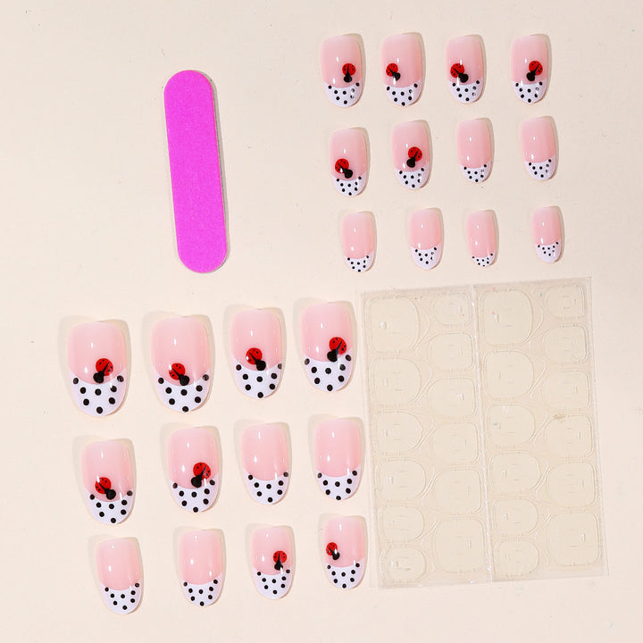 Designer French Tip Nail Art Kalsten