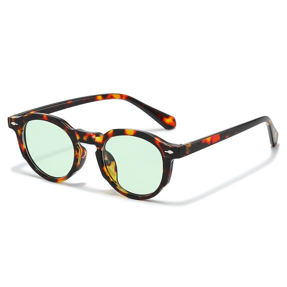 Stylish Retro Oval Frame Sunglasses Kalsten