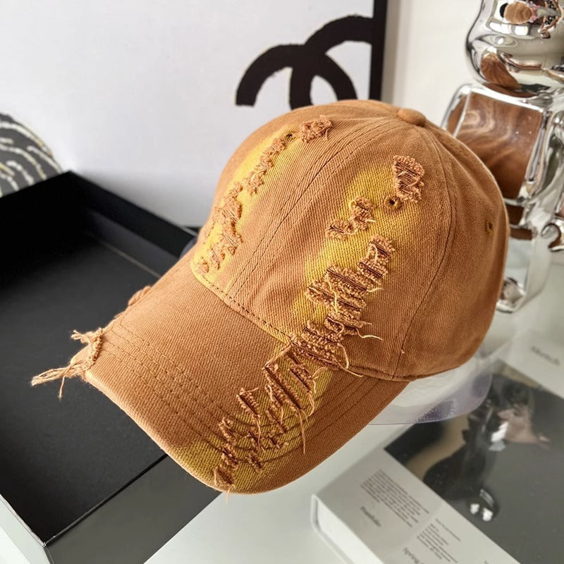 Women's Distressed Vintage-Inspired Baseball Cap Kalsten