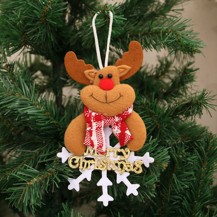 Plush Snowman Holiday Ornament Kalsten