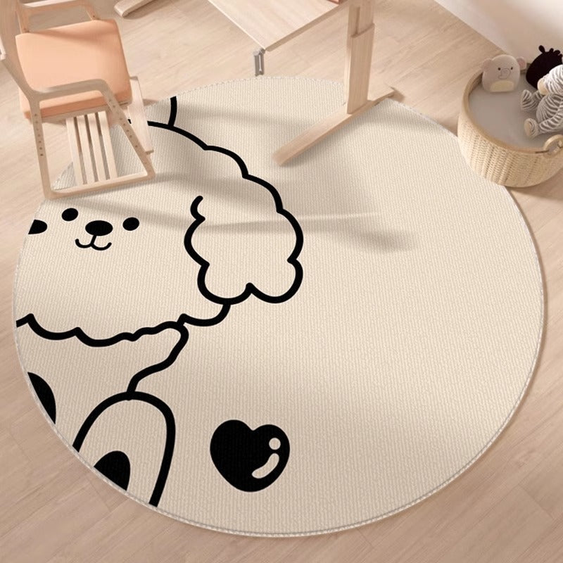 Round Playroom Area Rug