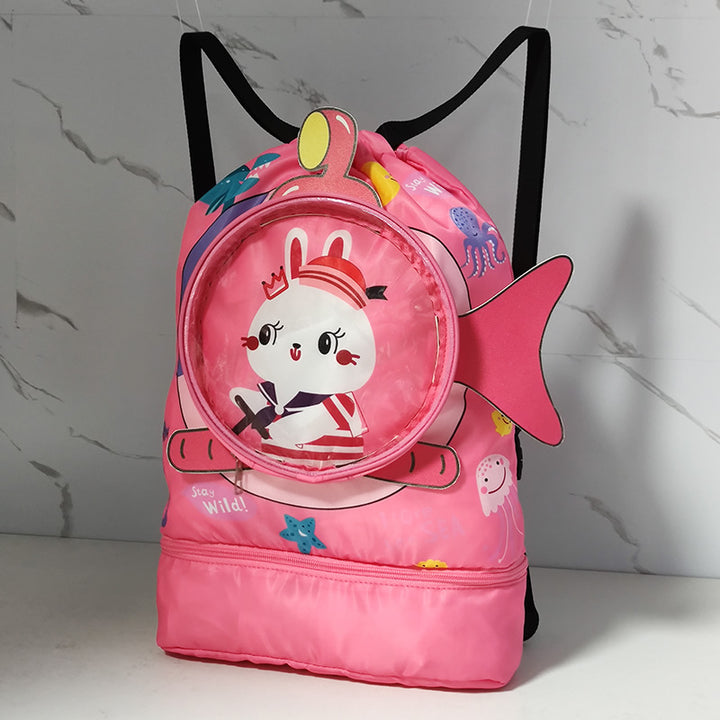Fun-Themed Drawstring Backpack Kalsten