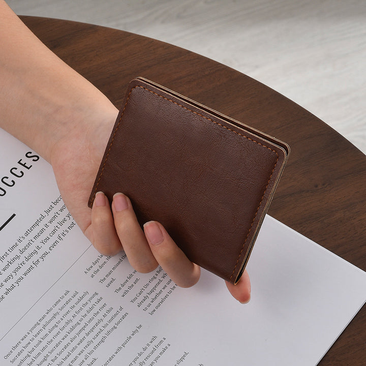 Compact Leather Travel Wallet Kalsten