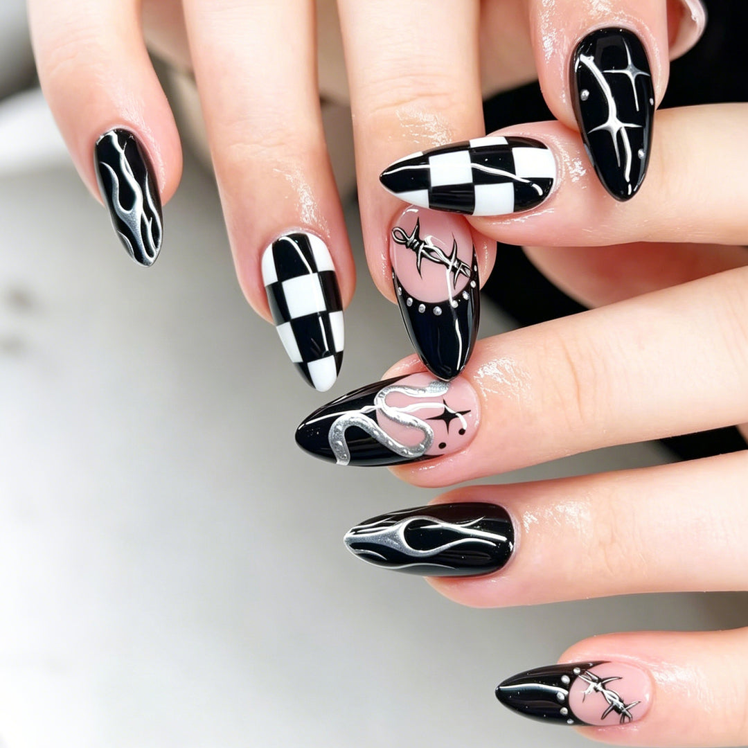 Thematic Artistic Press-On Nail Set