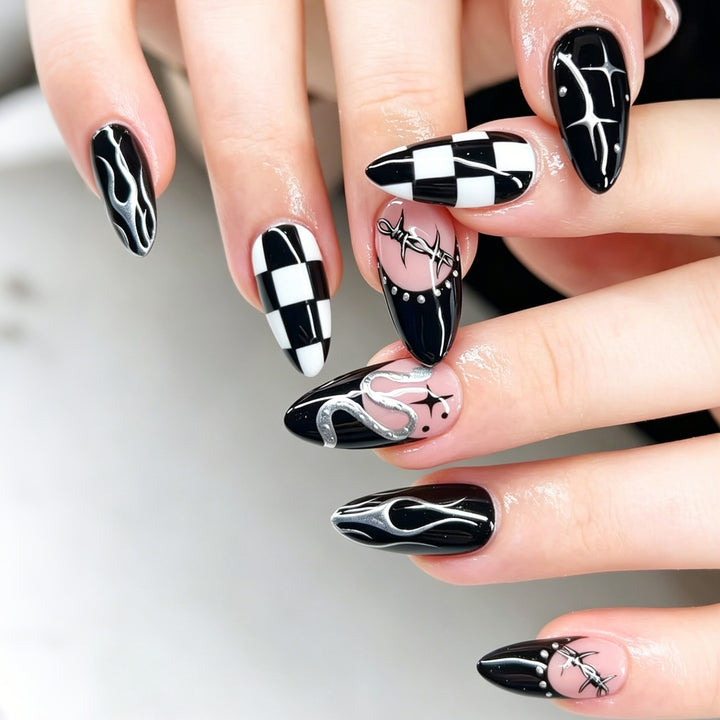 Thematic Artistic Press-On Nail Set
