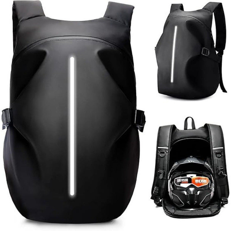 Multifunctional Motorcycle Backpack with Integrated Helmet Bag Kalsten