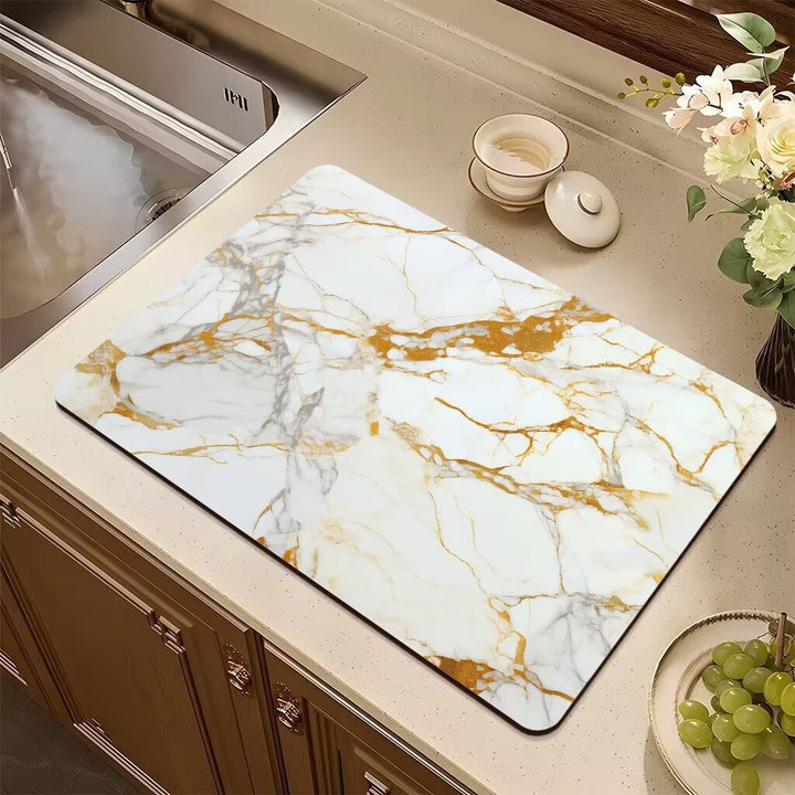 Abstract Non-Slip Kitchen Mat Kalsten