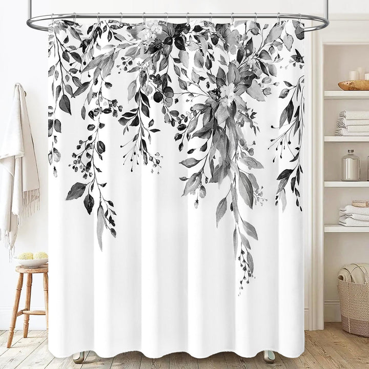 Floral Watercolor Shower Curtain Kalsten
